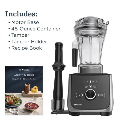 Vitamix Ascent X4 self-cleaning program for fast cleanup.