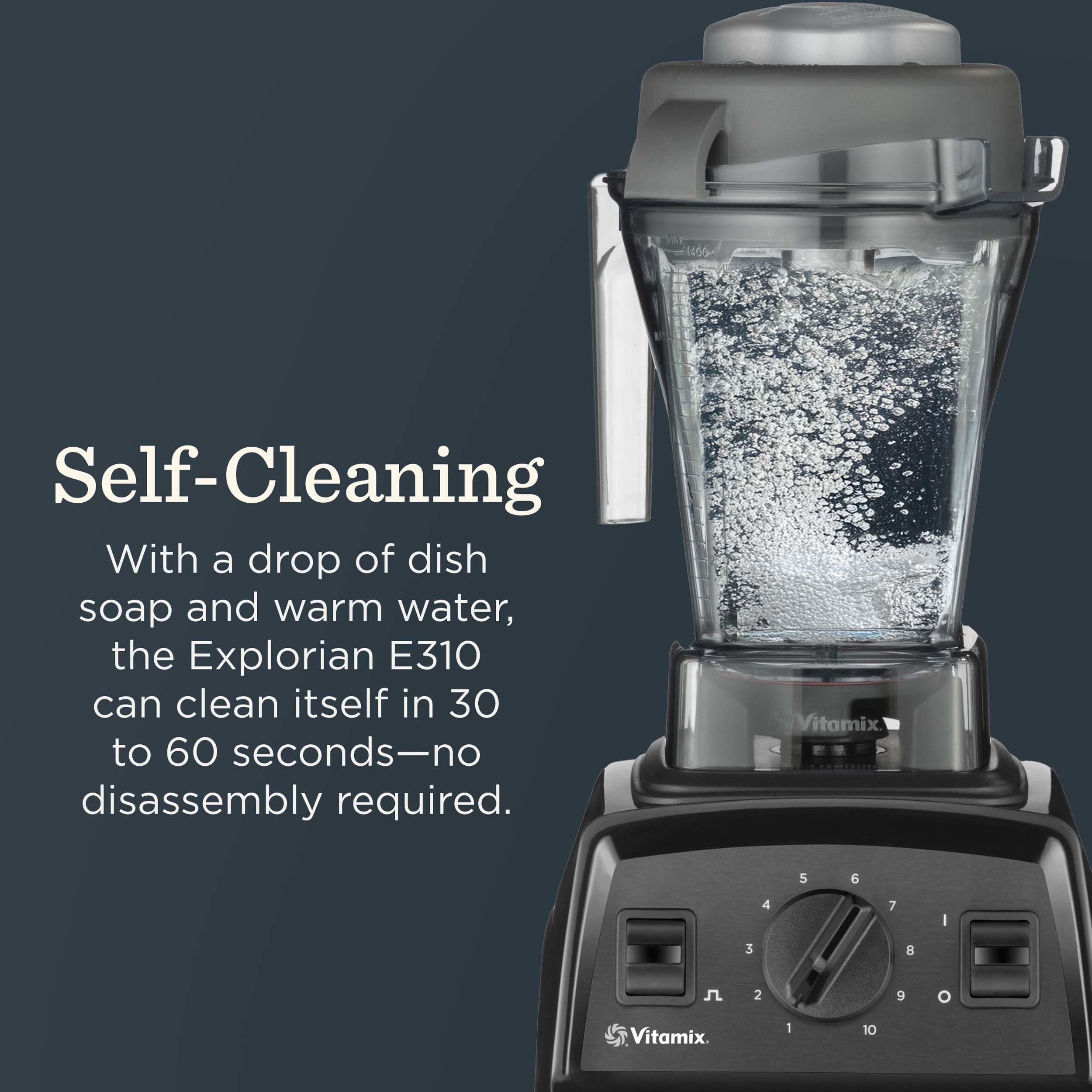 Pulse function on Vitamix Explorian E310 for quick ice crushing.