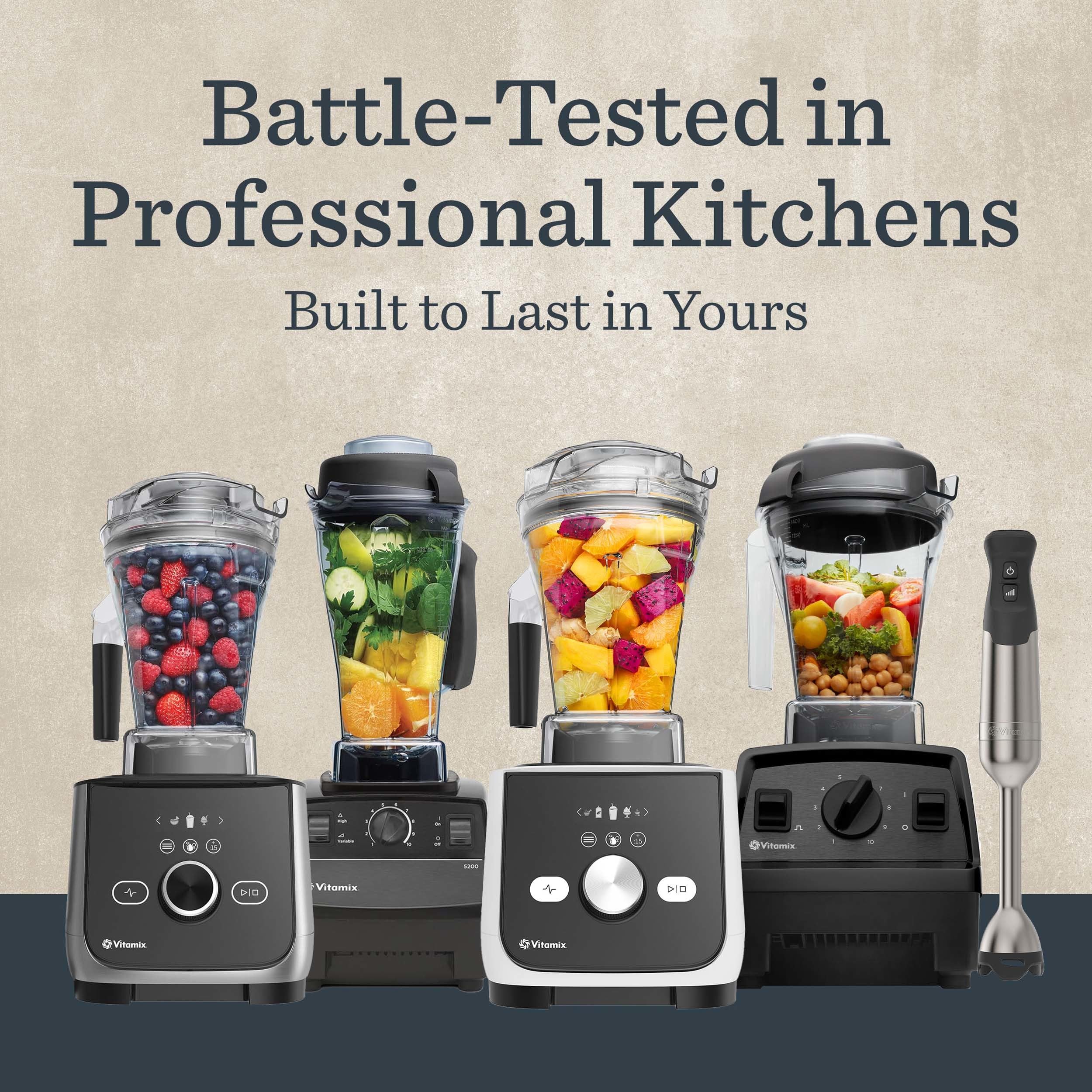 Vitamix Propel 750 hot-soup capability uses friction heat to warm soups