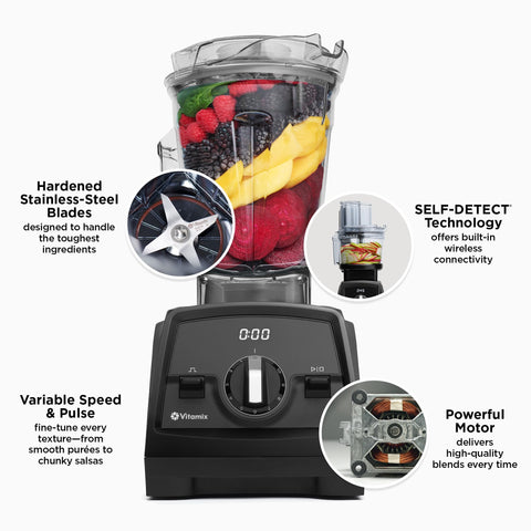 Vitamix Venturist Pro blender 64 ounce low-profile container ideal for family smoothies.