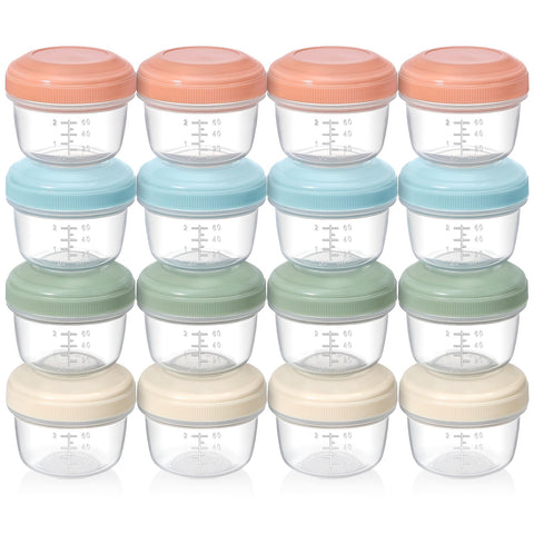 VITEVER 4oz deli containers with lids, leak-proof for on-the-go snacks.