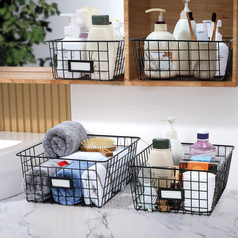 VITEVER 8-basket set Medium ideal for bathroom toiletries and cosmetics.