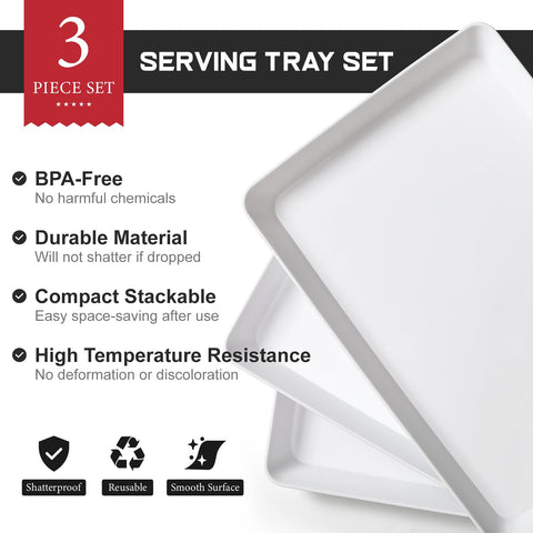 VITEVER BPA-free trays keep your gatherings stylish and safe for guests.
