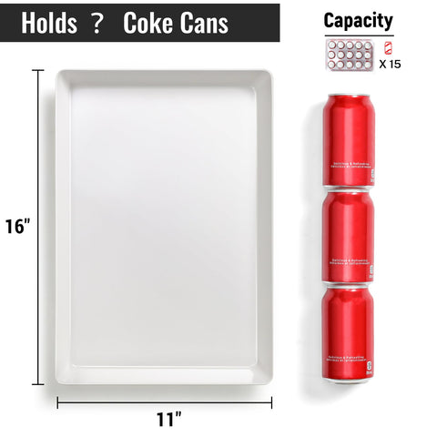 VITEVER large white trays hold fruits, cookies, and appetizers with ease.