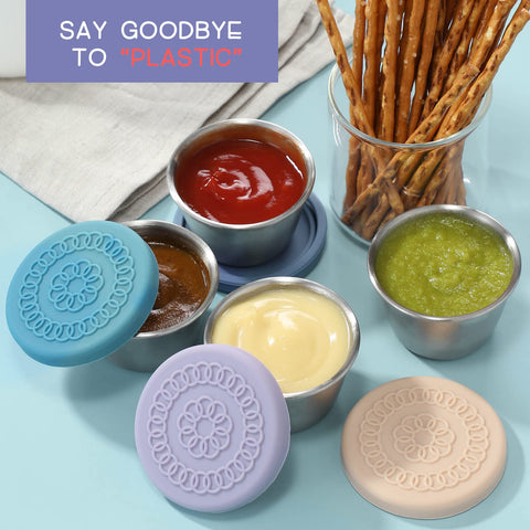 VITEVER portable lunch dressing containers in a bag