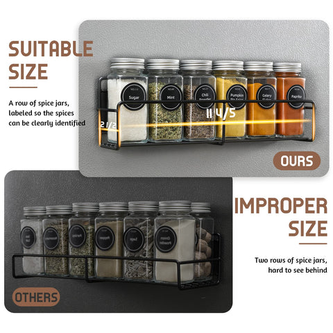 VITEVER quick-find pre-printed labels simplify spice identification