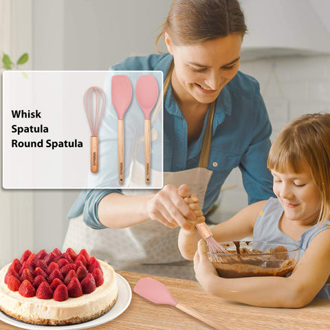 VIVAYO ergonomic silicone utensils designed for comfortable use