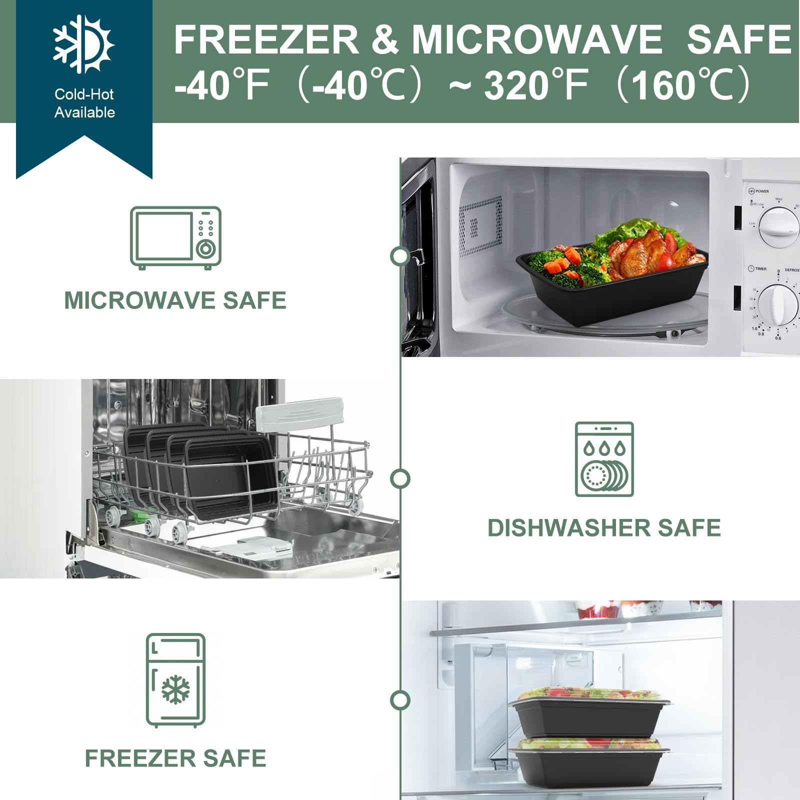 vivigu freezer-safe and microwave-safe containers keep meals ready on the go.