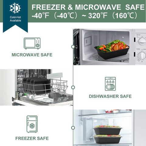 vivigu freezer-safe and microwave-safe containers keep meals ready on the go.