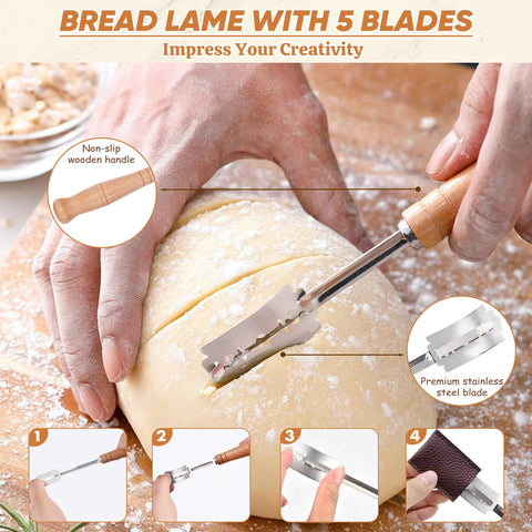 ViViKitch bowl scraper for quick bowl cleanup after baking