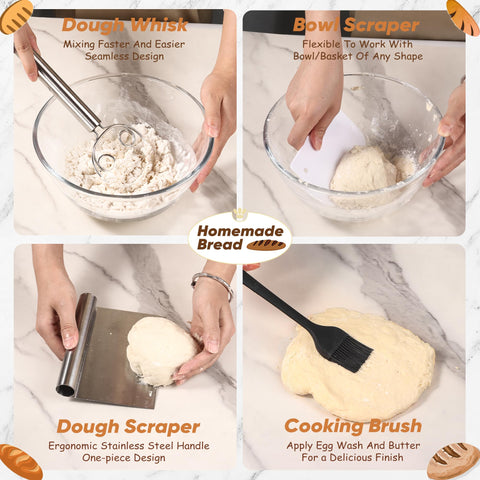ViViKitch blades set provides sharp cuts for loaf scoring