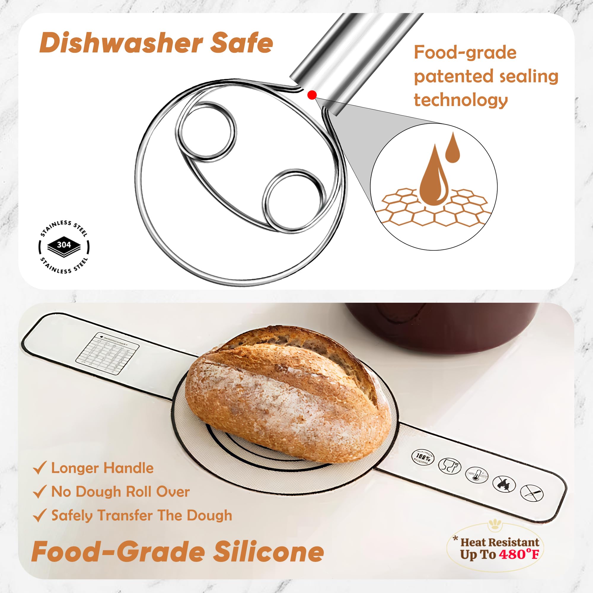 ViViKitch bread lame for precise scoring on loaves