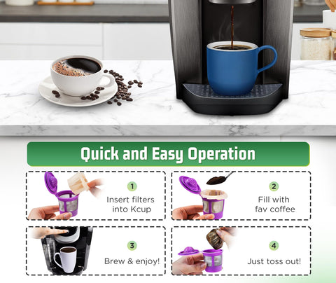 VIVI SKY easy-cleanup-filter-packaging keeps kitchen tidy after brewing.