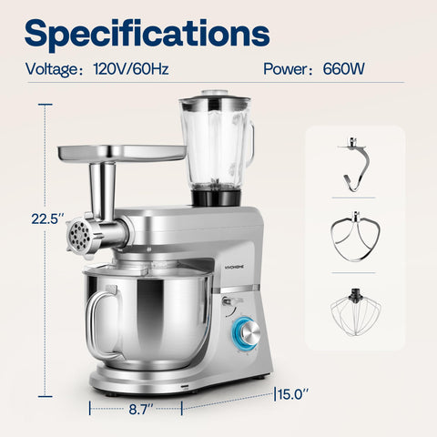 VIVOHOME control dial for precise speed adjustments