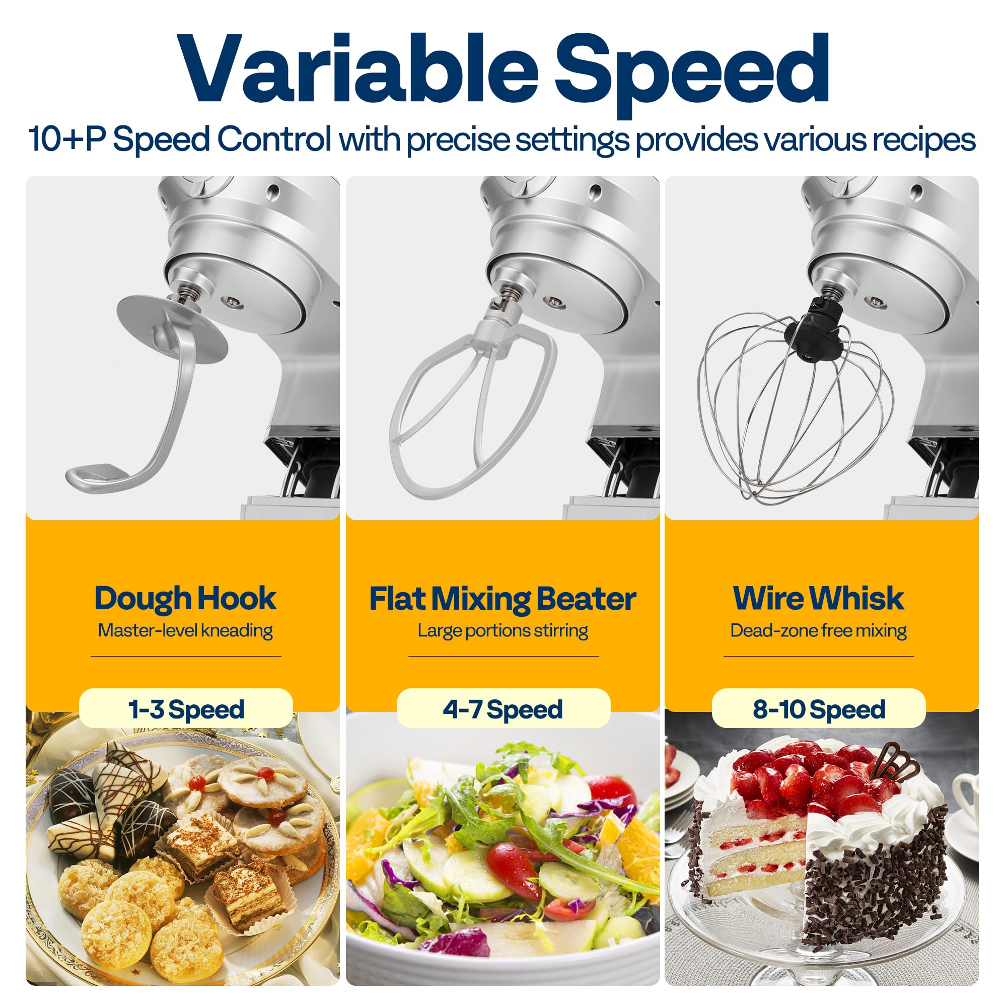 VIVOHOME splash guard keeps countertops clean during mixing