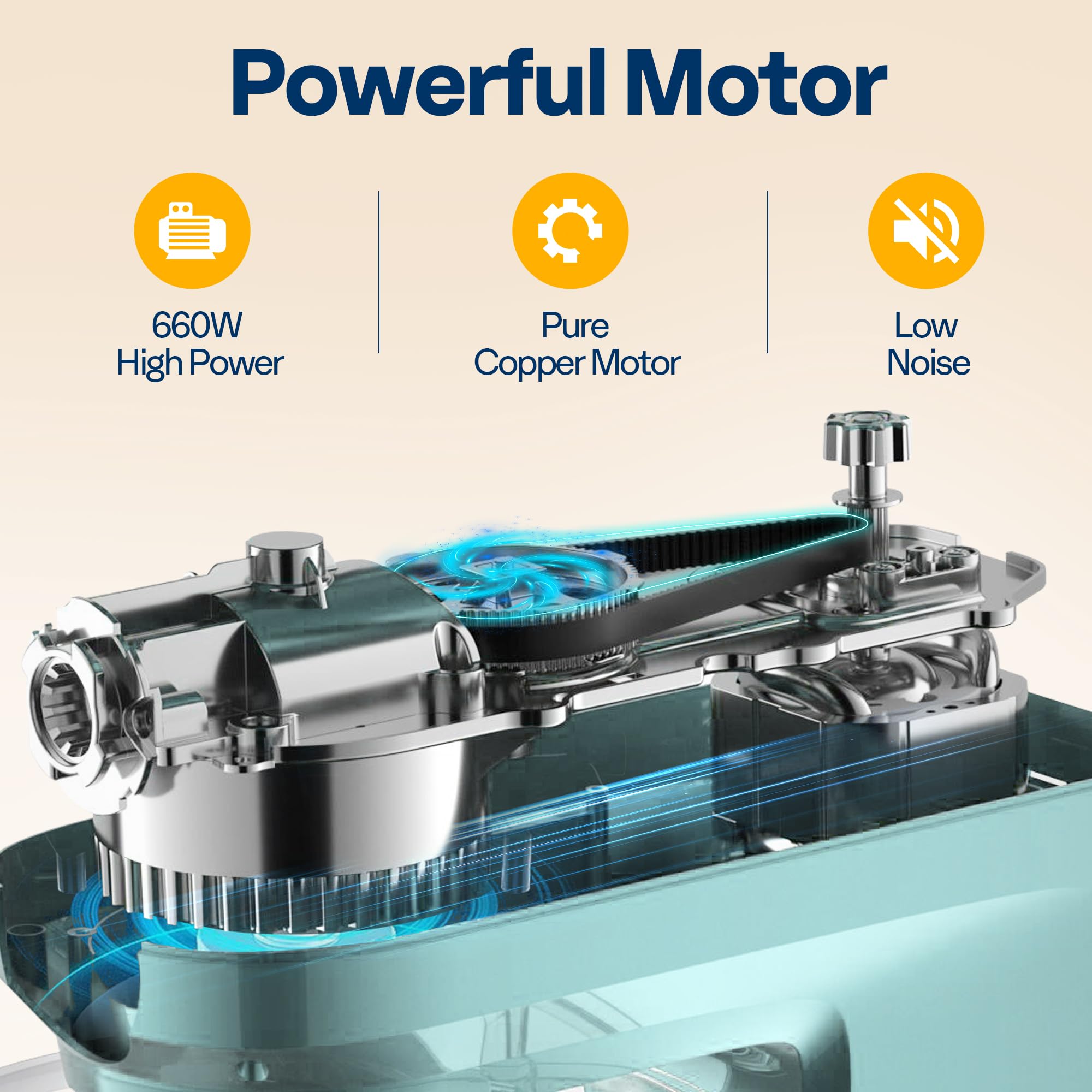 VIVOHOME fermentation feature view for consistent dough rise and reliable proofing.