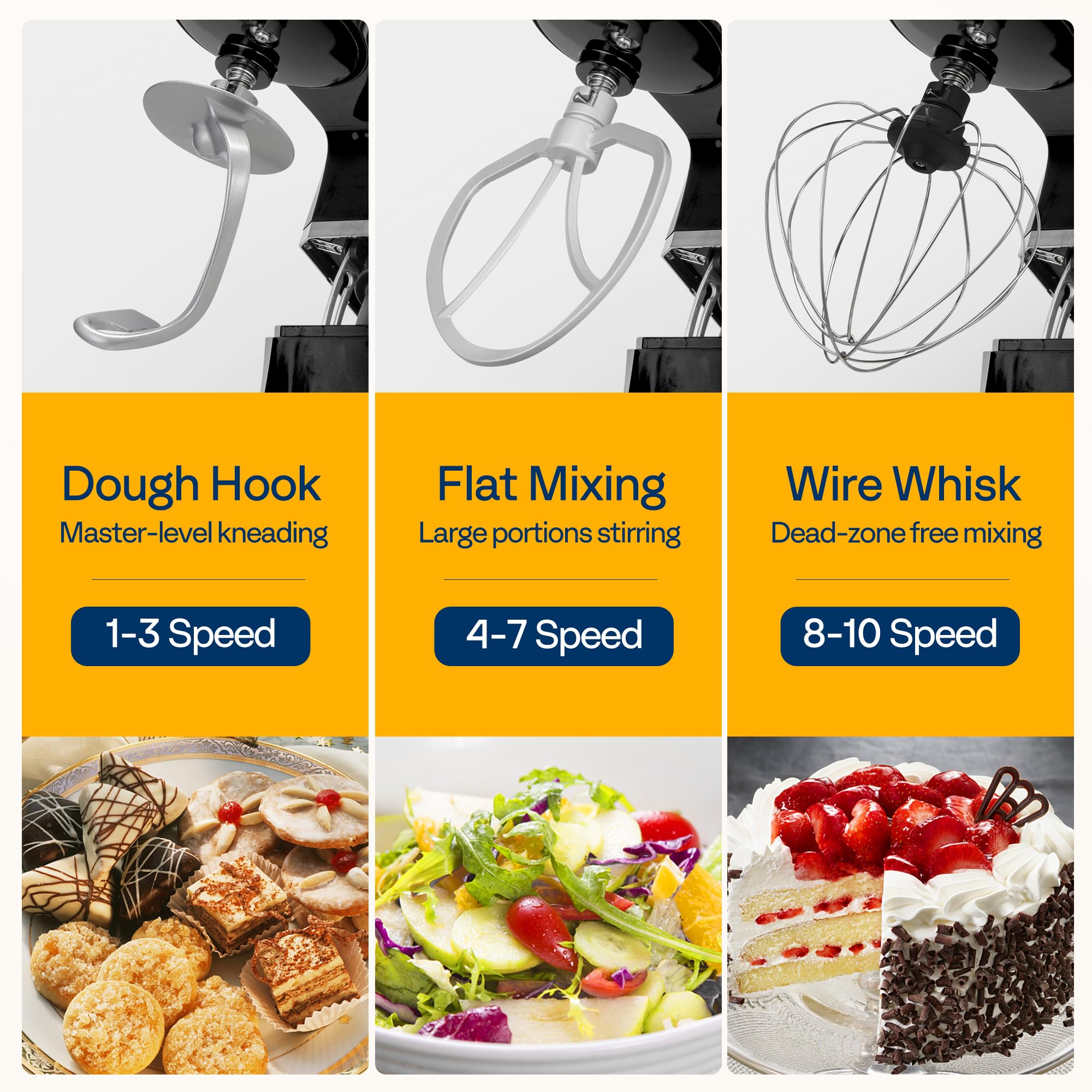 VIVOHOME pasta-maker attachment for homemade pasta