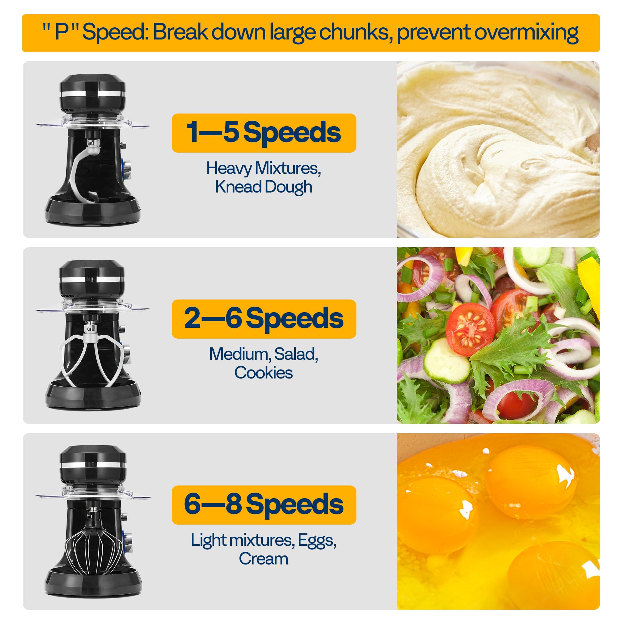 VIVOHOME beater mixes versatile batters and fillings efficiently.