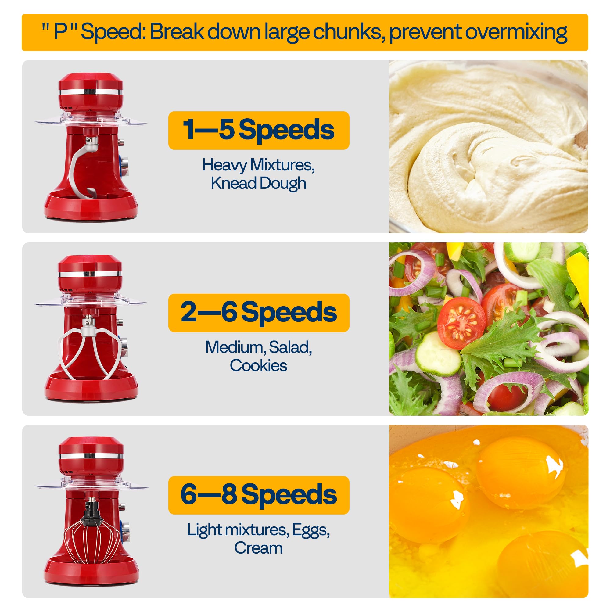 Vivohome stand mixer egg separator attachment in use for clean separation