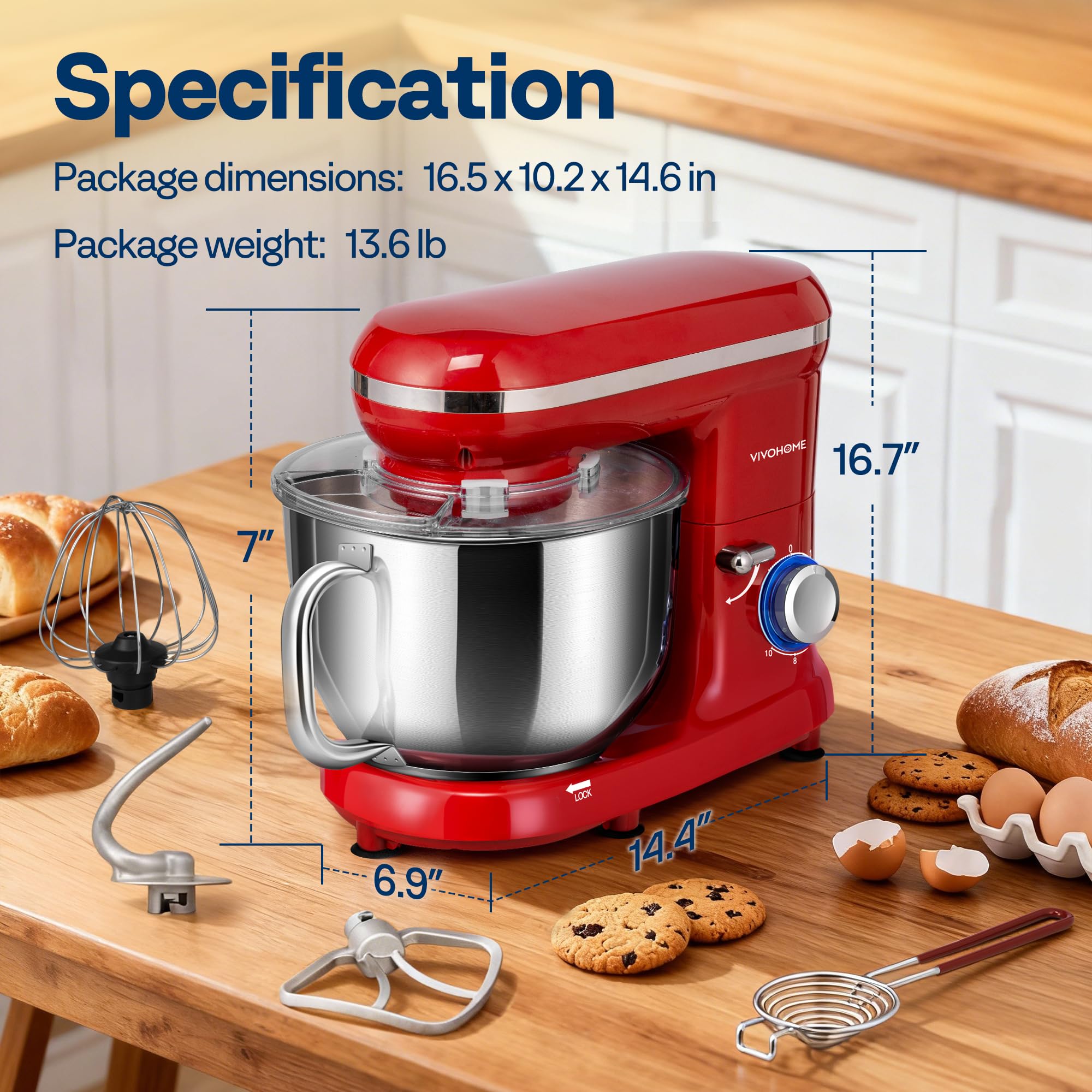 Copper motor operates quietly for a calmer kitchen