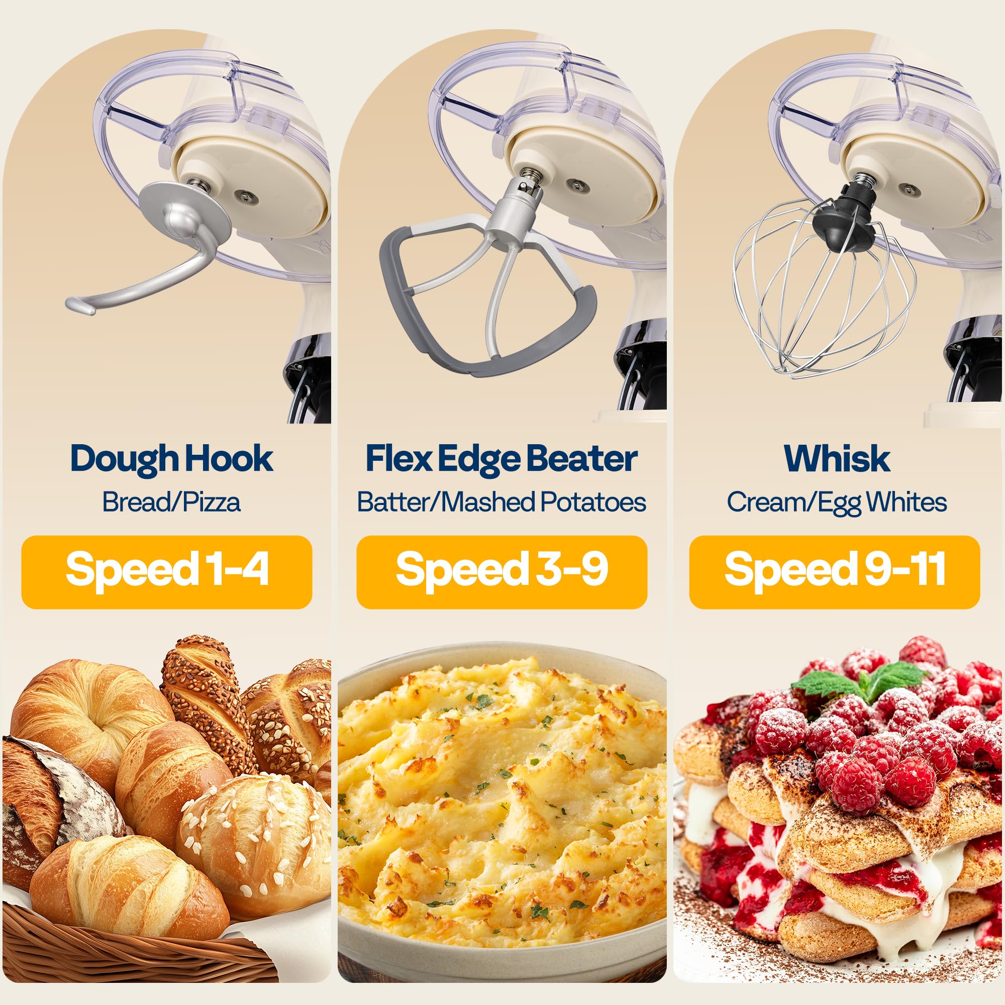 VIVOHOME quiet 660W copper motor delivers power with less noise.
