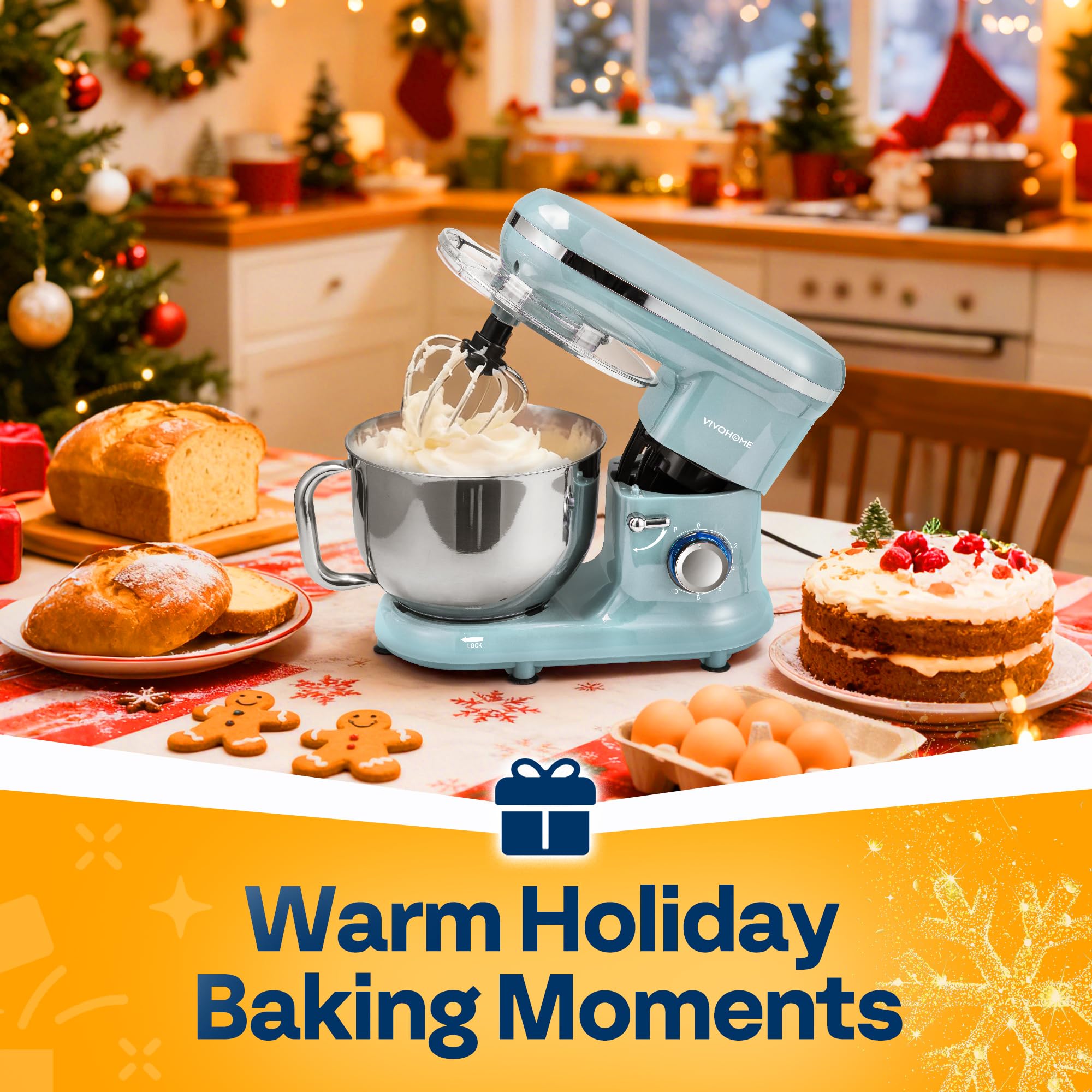 See-through splash shield for mess-free monitoring during mixing