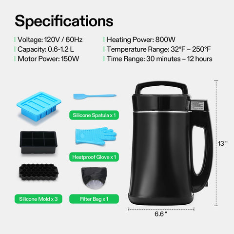 VIVOSUN safety features highlight anti-dry and spill protection in operation