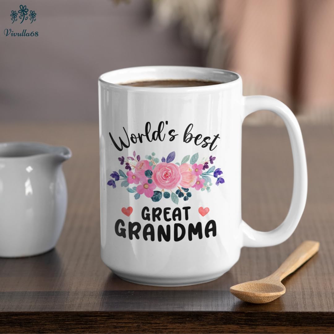 Vivulla68 great-grandma-announcement-mug ready for new baby announcement