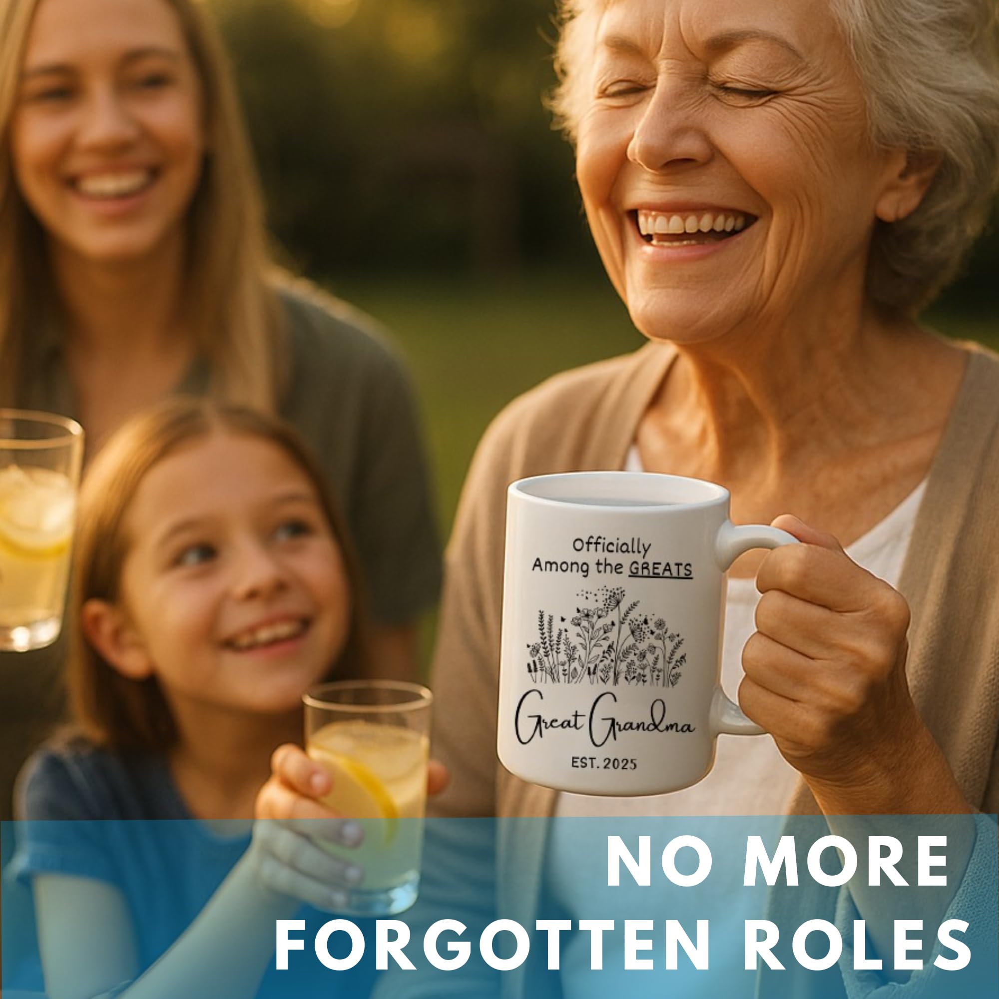 Vivulla68 great grandma mug in gift-ready packaging suitable for Christmas gifting.