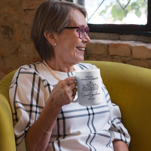 Vivulla68 keepsake great grandma mug celebrating family milestones.