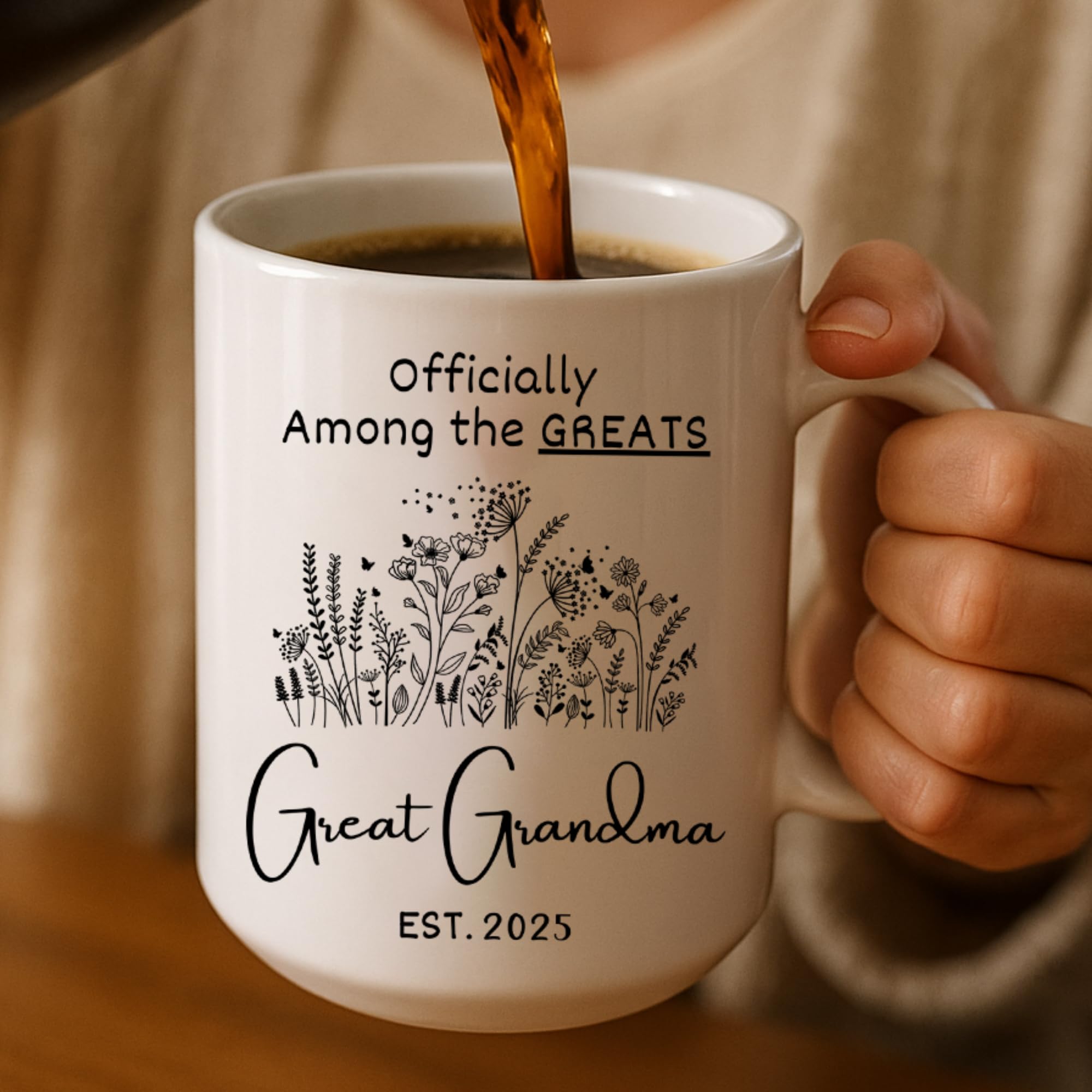 Vivulla68 microwave-safe ceramic mug designed for convenient daily use.