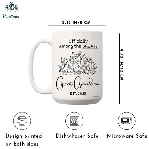 Vivulla68 mug with high-definition print on both sides for lasting clarity.