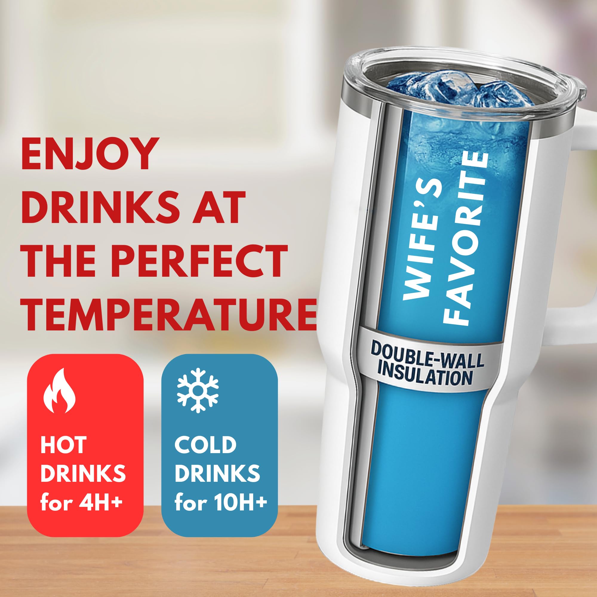 Vivulla68 Tumbler with lid keeps drinks secure during busy days.