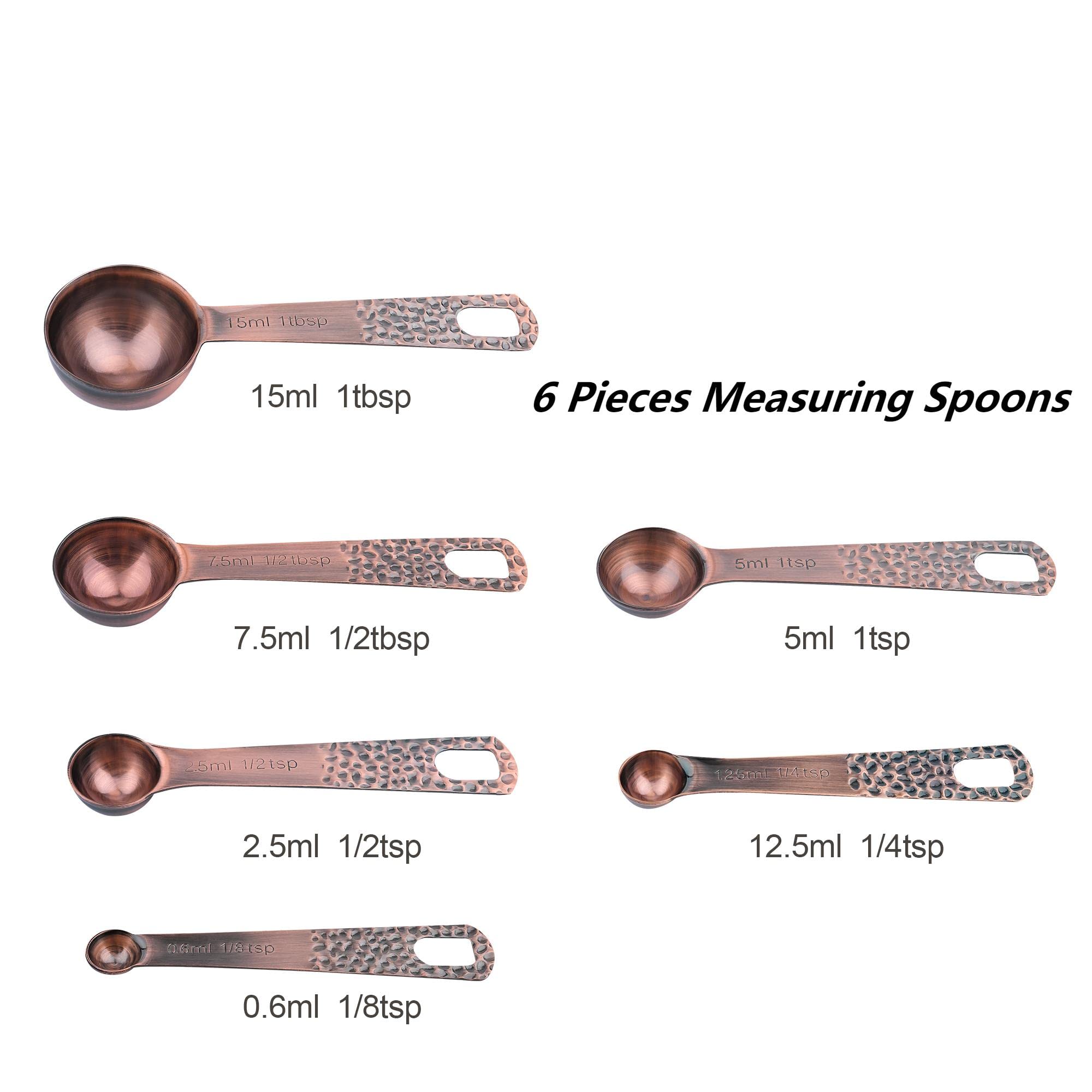 Viwehots measuring cups stack neatly for space-saving storage.