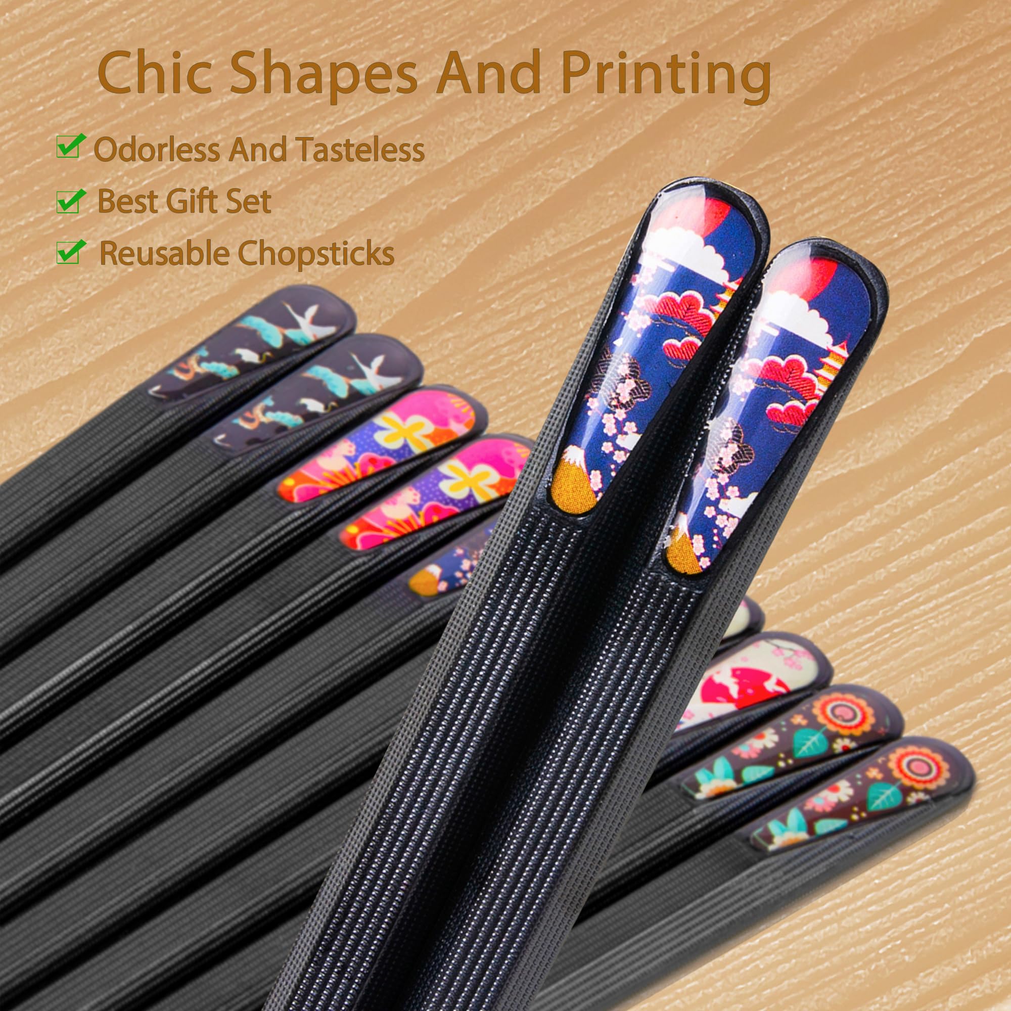 VIWIK fiberglass chopsticks are heat resistant for hot dishes.
