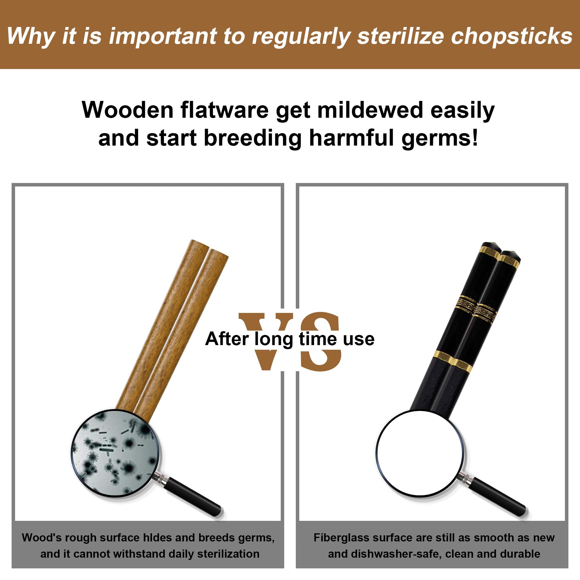 VIWIK modern aesthetic chopsticks elevate table decor during meals
