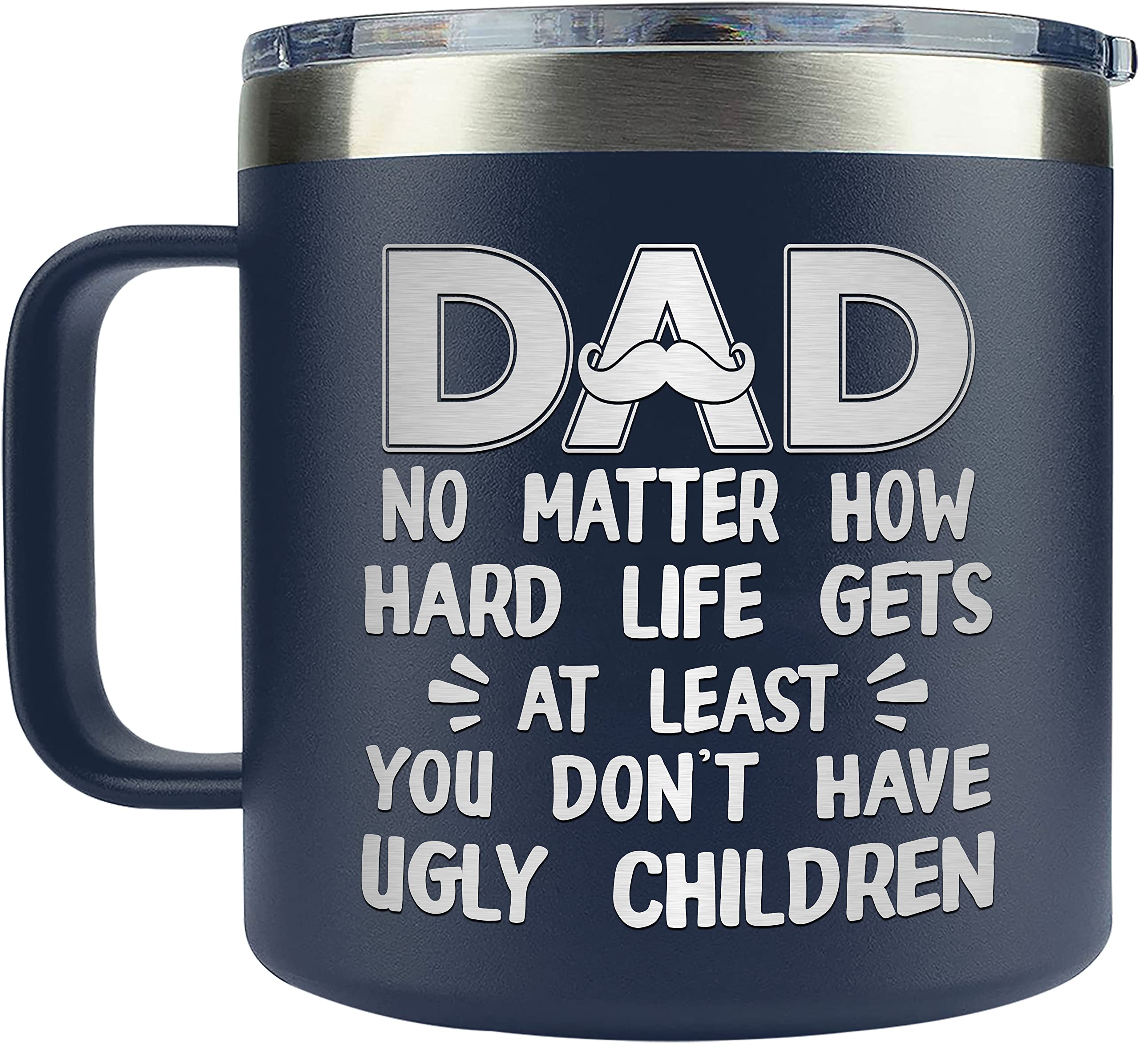 VIWIS dad mug Christmas gift—keeps drinks warm for festive moments.