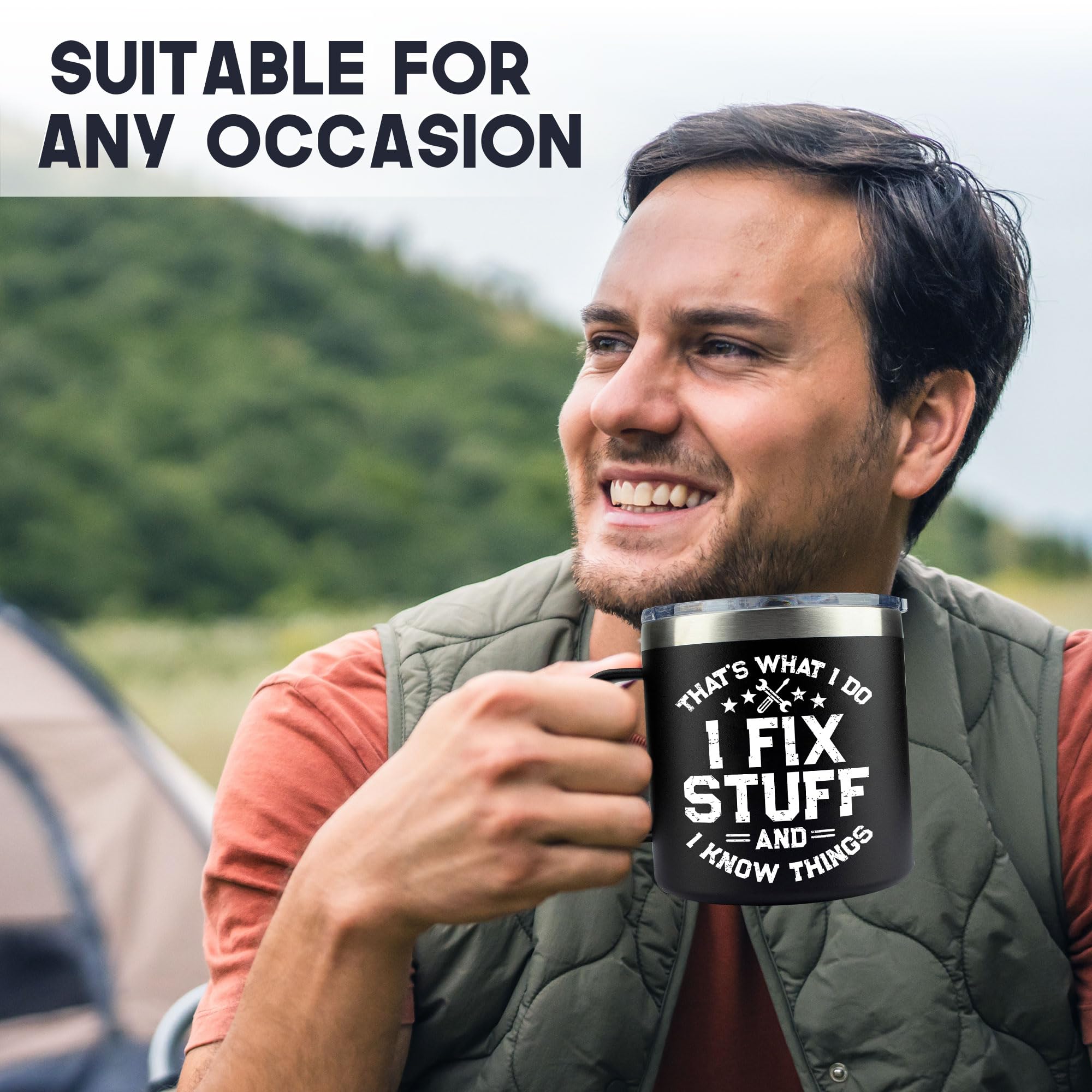 VIWIS funny gag gift mug for men, perfect for celebrations and humor
