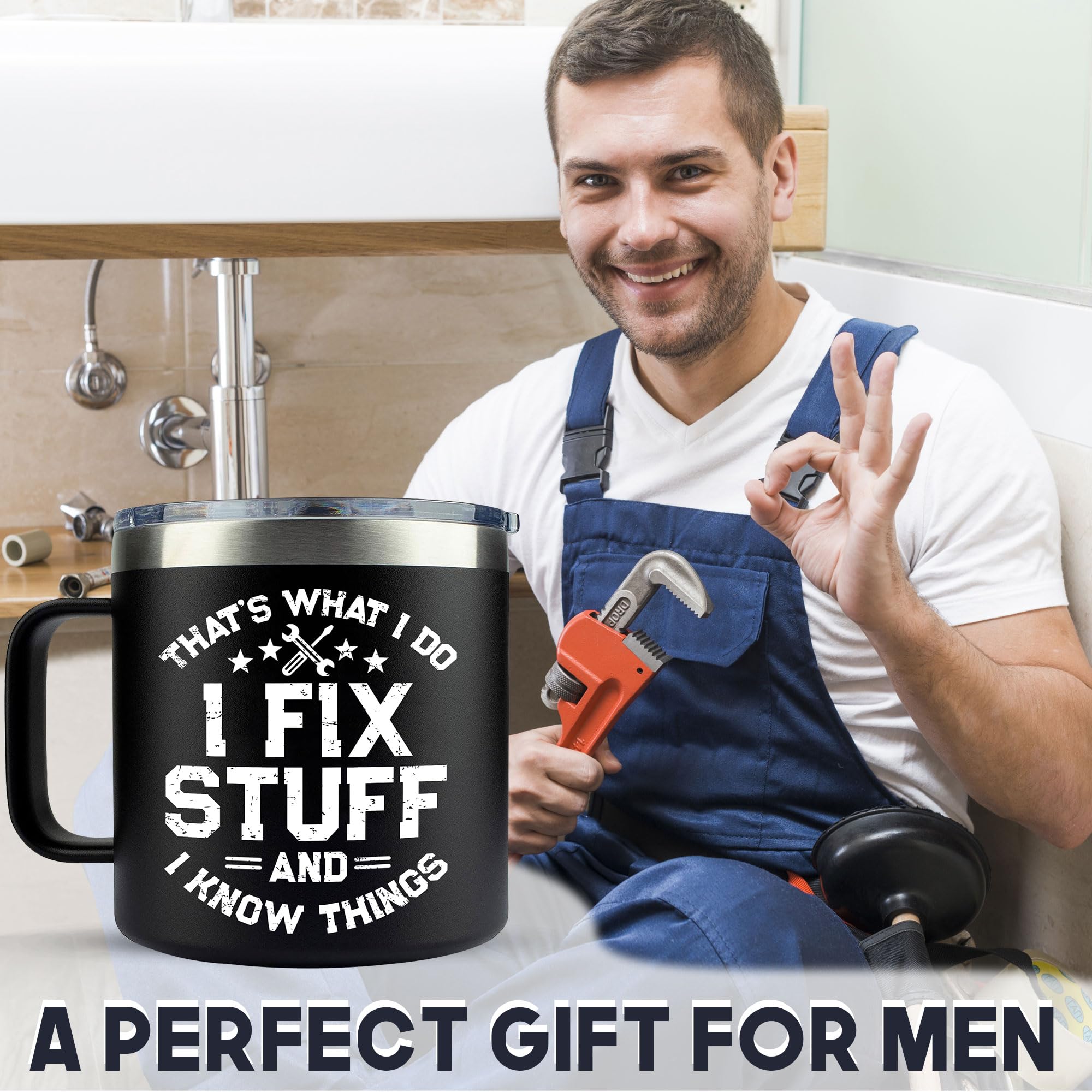 VIWIS husband birthday mug with funny gag design for lighthearted gifts