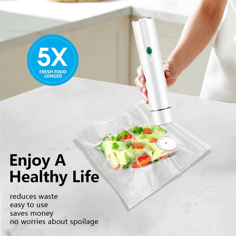 Vixino Vacuum Sealer compact size fits in small kitchen drawers