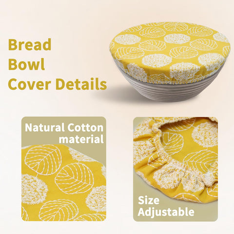 VKU large bread-proofing covers fit securely around bowls