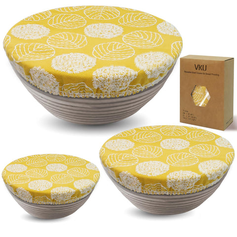 VKU reusable bowl covers medium size for bread proofing protect dough