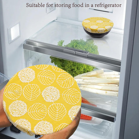 VKU elastic-rim covers stay securely in place on slippery bowls