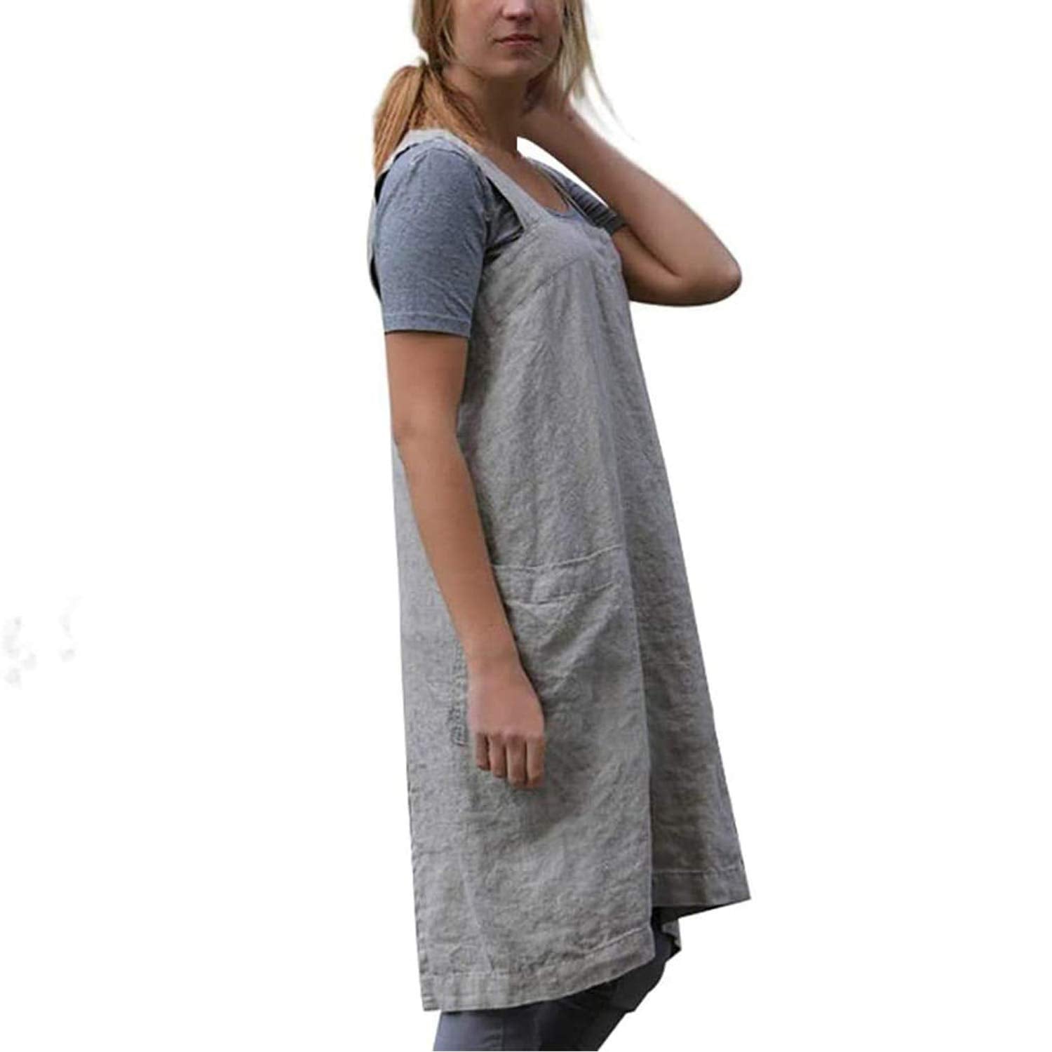 VLZUFE apron with front pockets for handy tool storage while baking