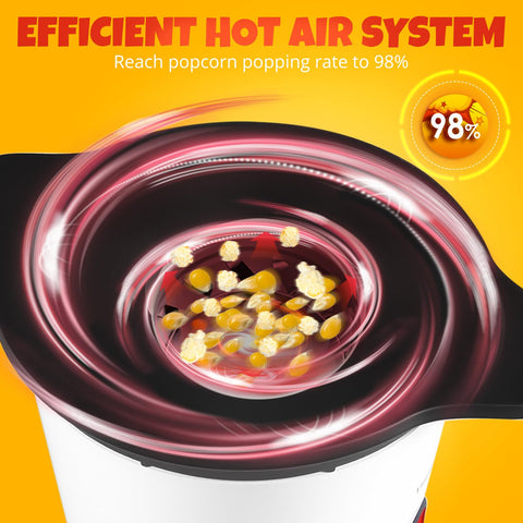 Vminno 2-quart pop rate highlights efficient batch popping for family movie nights