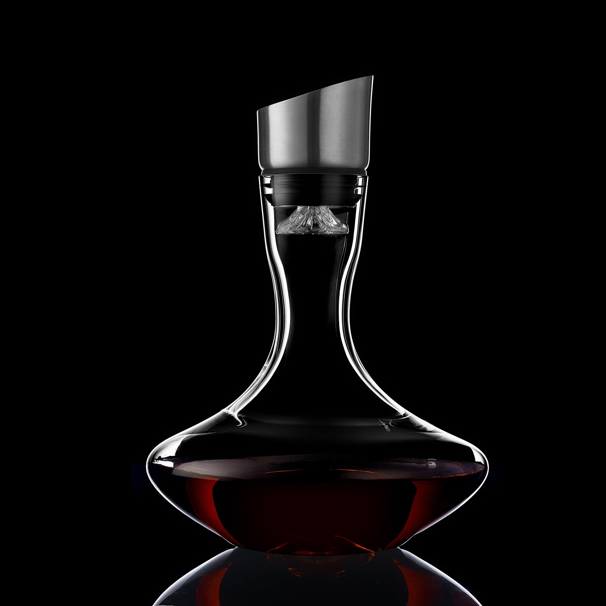VnoPerito 360-degree aeration action enhances aroma and flavor quickly.