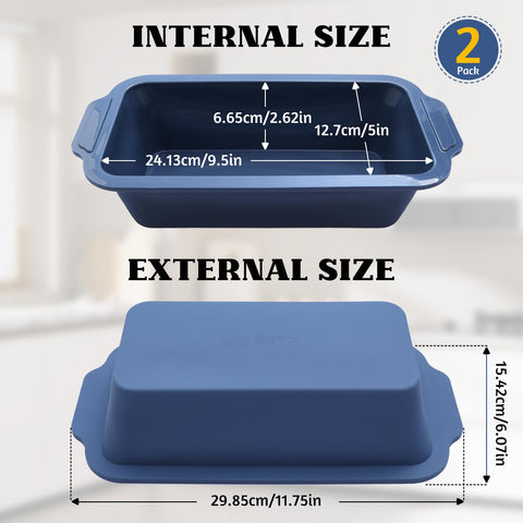 Vnray banana bread pan in silicone for even heat and moist crumb.