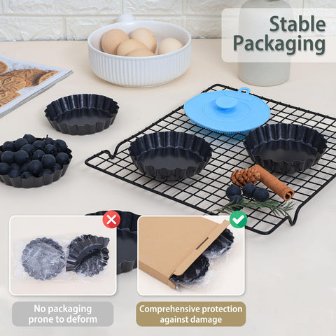 Care and cleaning guidance for Vnray tart pans to extend life.