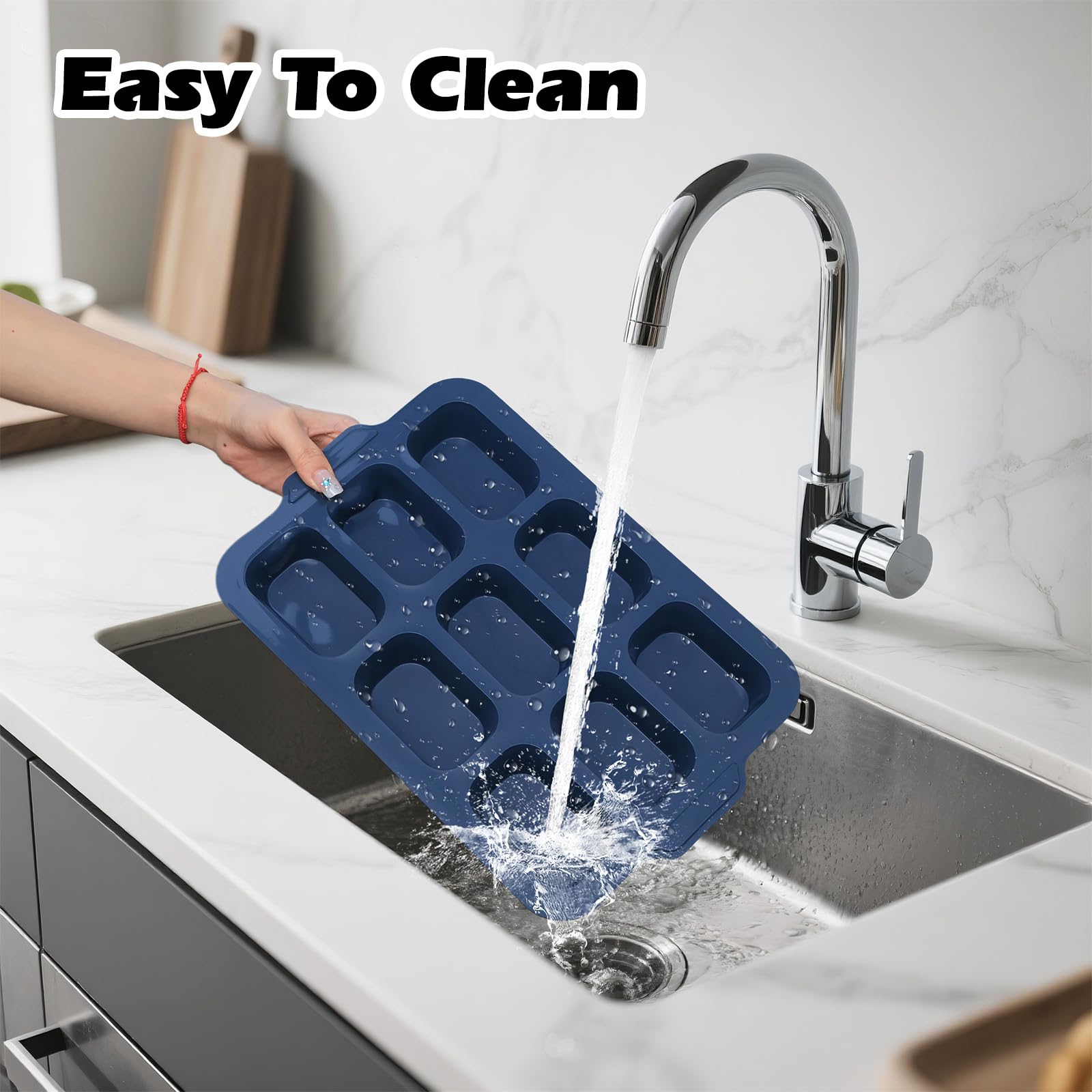 Vnray oven-safe silicone pans withstand high heat for baking