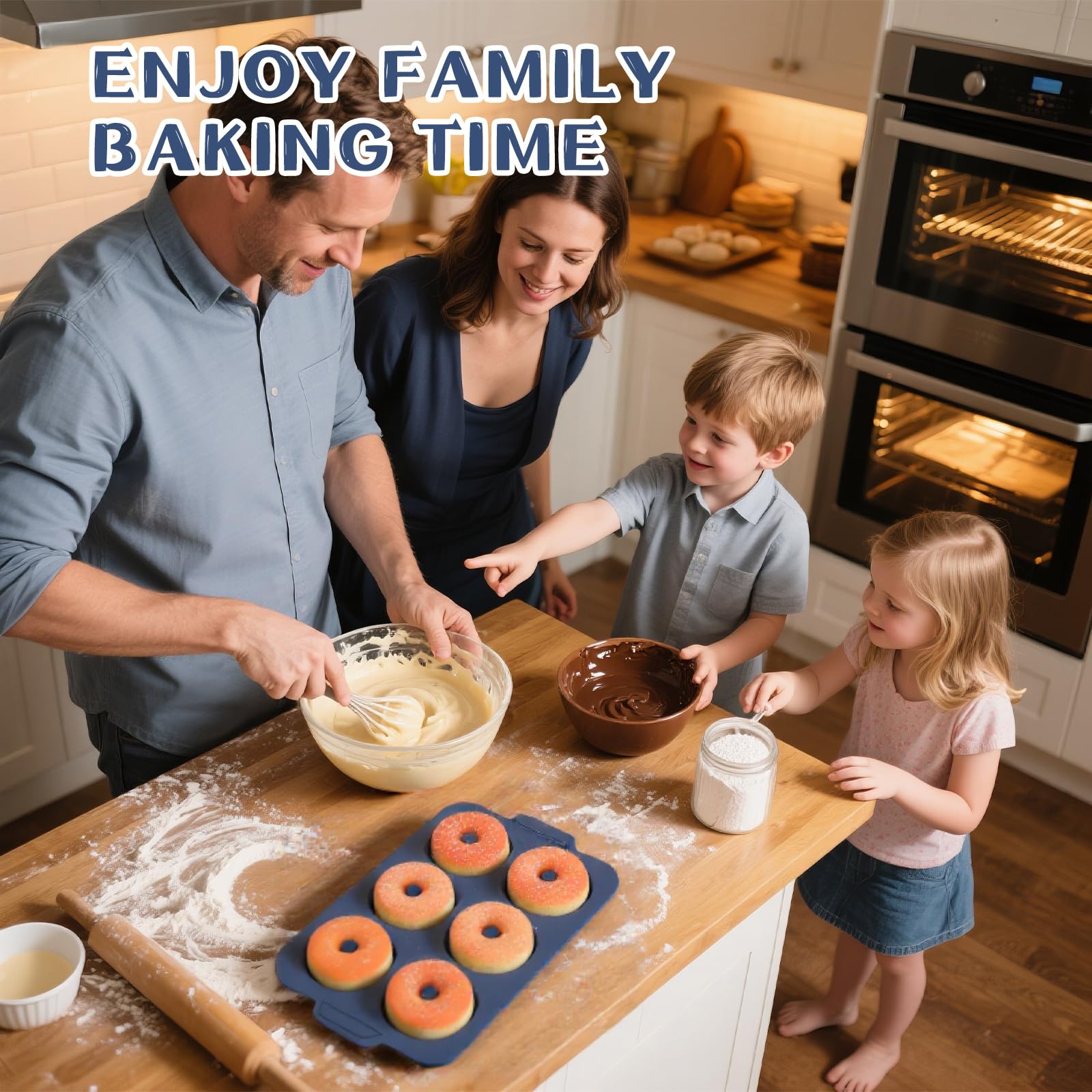 Vnray party ready donut pan ideal for celebrations
